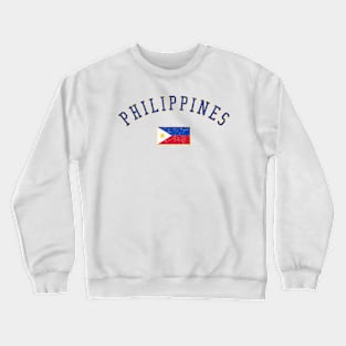 Philippines Heritage  Flag Vintage Crewneck Sweatshirt